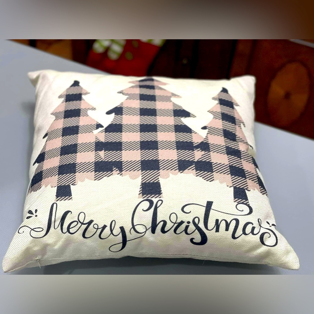 Christmas pillow - 16”x16”